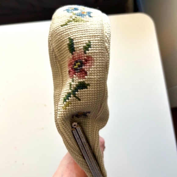 Vintage hand done Needlepoint Purse – Christine Custom Bags (Detroit, MI) Bunny - Picture 10 of 16